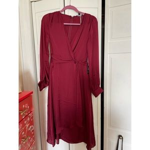 Beautiful maroon dress from Express.